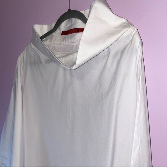 Margareth & Moi EU 36 Blouse White Women's Longline Top - Picture 2 of 10